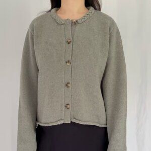 Ciao Lucia Doris Mist Wool Cardigan in L